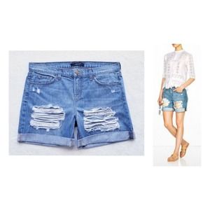 J BRAND nash boyfriend euphoria distressed 5pocket anthropologie denim shorts 29